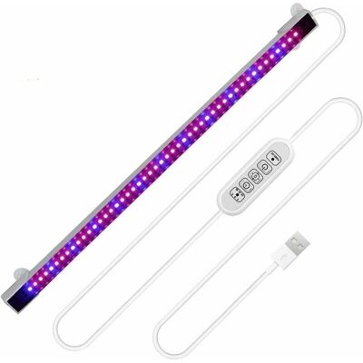 ULISEM - 48LED Wachstumsleuchte 33cm - 2/4/8h Timer - Pflanzenwachstumsleuchte ULISEM - 48LED Wachstumsleuchte 33cm - 2/4/8h Timer - Pflanzenwachstumsleuchte