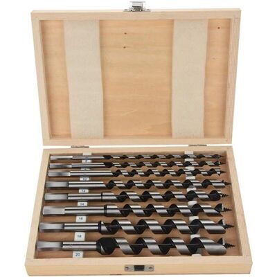 RICEEL - Broca Madera HSS 8 piezas - 230mm - 6mm - Juego de Brocas RICEEL - Broca Madera HSS 8 piezas - 230mm - 6mm - Juego de Brocas