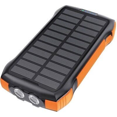 Choetech Tragbare Solar Powerbank - 20000mAh, Qi 10W, Orange - Powerbank Choetech Tragbare Solar Powerbank - 20000mAh, Qi 10W, Orange - Powerbank