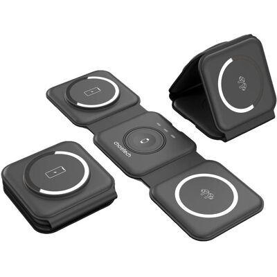 Choetech T588-F Magnetischer kabelloser Ladegerät - 3-in-1, 15W Choetech T588-F Magnetischer kabelloser Ladegerät - 3-in-1, 15W