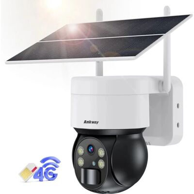 Choetech Solarkamera ASC006-4G PTZ - Weiß - Sicherheitskamera Choetech Solarkamera ASC006-4G PTZ - Weiß - Sicherheitskamera