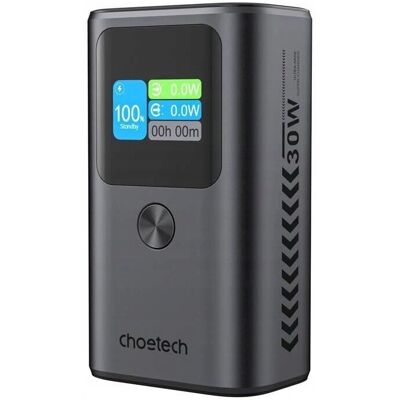 Powerbank Choetech B701 10000mAh - Szary - Obsługuje 30W PD Powerbank Choetech B701 10000mAh - Szary - Obsługuje 30W PD