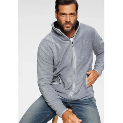 MAN'S WORLD Herren Fleecejacke XL Grau Meliert - Fleecejacke MAN'S WORLD Herren Fleecejacke XL Grau Meliert - Fleecejacke