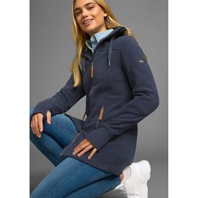 POLARINO Modell 40 Blaue Fleecejacke Sportlich Warm POLARINO Modell 40 Blaue Fleecejacke Sportlich Warm