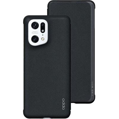 OPPO Find X5 Pro Schwarze Hülle PU Handyhülle - Handyhülle OPPO Find X5 Pro Schwarze Hülle PU Handyhülle - Handyhülle