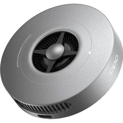 Carregador Magnético OPPO AirVooc - 50W - Cinzento - Carregador Carregador Magnético OPPO AirVooc - 50W - Cinzento - Carregador