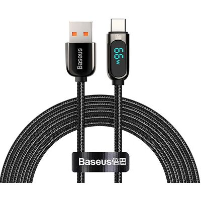 Baseus Schwarzes USB-C 2m Schnellladekabel Baseus Schwarzes USB-C 2m Schnellladekabel
