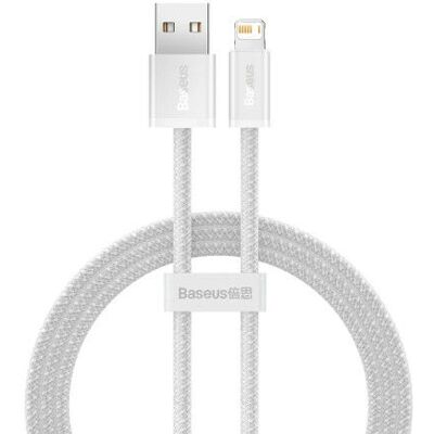 Baseus Weiß 1,2m USB Lightning Kabel - Laden & Daten Baseus Weiß 1,2m USB Lightning Kabel - Laden & Daten