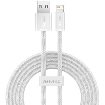 Baseus CALD000502 Weiß Nylon Lightning-Kabel - USB Lightning Kabel Baseus CALD000502 Weiß Nylon Lightning-Kabel - USB Lightning Kabel