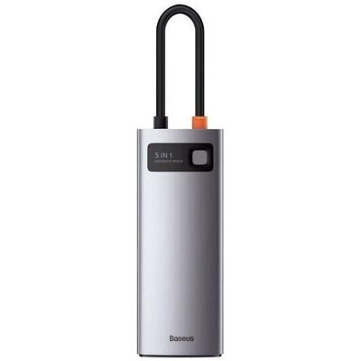Station d'accueil Baseus Grise 5-en-1 4K HDMI USB 3.0 Station d'accueil Baseus Grise 5-en-1 4K HDMI USB 3.0