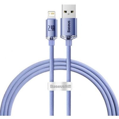 Baseus Violett 1,2 m Crystal Shine Lightning Kabel - Laden & Synchronisieren Baseus Violett 1,2 m Crystal Shine Lightning Kabel - Laden & Synchronisieren