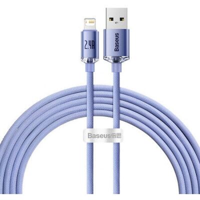 Baseus Crystal Shine 2m Lila - USB Adatkábel Baseus Crystal Shine 2m Lila - USB Adatkábel