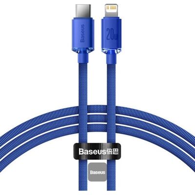 Baseus CAJY000203 Lightning Kabel - Blau - 1,2 m - Schnellladung Baseus CAJY000203 Lightning Kabel - Blau - 1,2 m - Schnellladung
