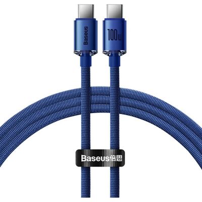 Kabel série Crystal Shine USB-C na USB-C 100W - Baseus Kabel série Crystal Shine USB-C na USB-C 100W - Baseus