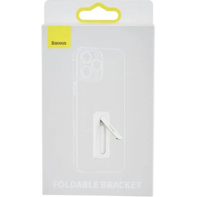 Support Téléphone Pliant Blanc Baseus - Réglable & Charge Sans Fil Support Téléphone Pliant Blanc Baseus - Réglable & Charge Sans Fil