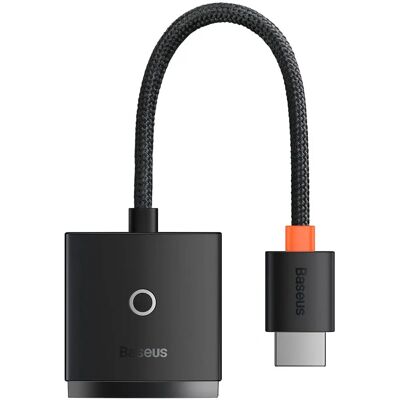Baseus HDMI to VGA Adapter - Támogatja a 1080P-t - Tartós & Kompakt Baseus HDMI to VGA Adapter - Támogatja a 1080P-t - Tartós & Kompakt