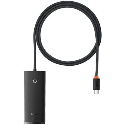 Baseus Marque 4-Port USB-C Hub - Noir Baseus Marque 4-Port USB-C Hub - Noir