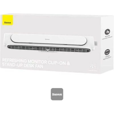 Baseus Ventilatore da Scrivania Bianco con Clip - Portatile, Regolabile, Silenzioso Baseus Ventilatore da Scrivania Bianco con Clip - Portatile, Regolabile, Silenzioso