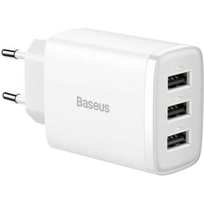 Kompaktní nabíječka Baseus 3U 17W - Nabíječka Kompaktní nabíječka Baseus 3U 17W - Nabíječka