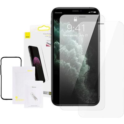 Protection en Verre Trempé Baseus 0,3mm pour iPhone XR/11 - Facile à Installer et Durable Protection en Verre Trempé Baseus 0,3mm pour iPhone XR/11 - Facile à Installer et Durable