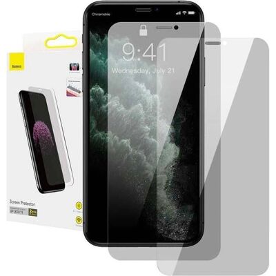 Film de protection d'écran Baseus iPhone XR/11 - Anti-poussière et vie privée Film de protection d'écran Baseus iPhone XR/11 - Anti-poussière et vie privée