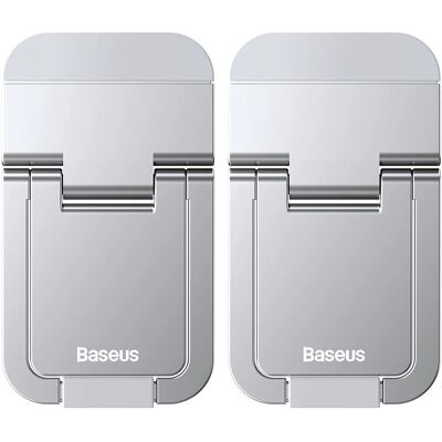 Baseus Zilveren Laptopstandaard - Inklapbaar & Verstelbaar Baseus Zilveren Laptopstandaard - Inklapbaar & Verstelbaar