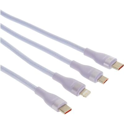 Baseus Flash Series 3 az 1-ben Gyors töltőkábel - Type-C, Micro USB, Lightning Baseus Flash Series 3 az 1-ben Gyors töltőkábel - Type-C, Micro USB, Lightning