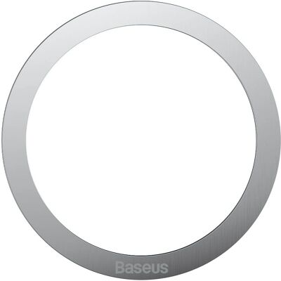 Magnetický kruh Baseus Halo - Stříbrný - Podporuje bezdrátové nabíjení MagSafe Magnetický kruh Baseus Halo - Stříbrný - Podporuje bezdrátové nabíjení MagSafe