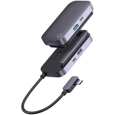 Baseus Marke PadJoy 4-Port USB-C Hub Adapter - 4K HDMI, 100W PD, Aluminium Baseus Marke PadJoy 4-Port USB-C Hub Adapter - 4K HDMI, 100W PD, Aluminium