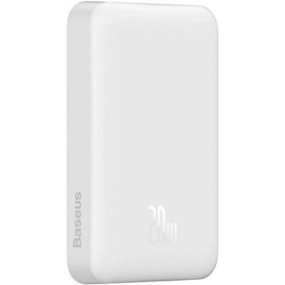 Power Bank Baseus Magnetic Mini 10000mAh 20W Fehér - Power Bank Power Bank Baseus Magnetic Mini 10000mAh 20W Fehér - Power Bank