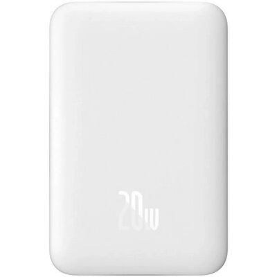 Power Bank Baseus Magnetic Mini 10000mAh 20W Blanc - Power Bank Power Bank Baseus Magnetic Mini 10000mAh 20W Blanc - Power Bank
