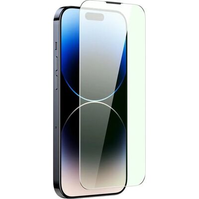Baseus Verre Trempé iPhone 14 Pro Max - Anti Lumière Bleue - Protection Écran Baseus Verre Trempé iPhone 14 Pro Max - Anti Lumière Bleue - Protection Écran