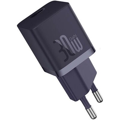 Baseus GaN5 30W Mini Universel Violet - Chargeur Baseus GaN5 30W Mini Universel Violet - Chargeur