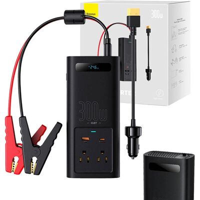 Baseus 300W 24V bilomformer - Power Inverter Baseus 300W 24V bilomformer - Power Inverter