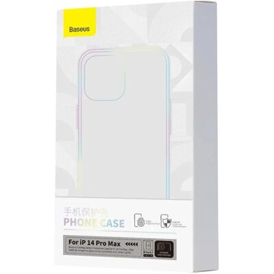 Baseus átlátszó tok és üveg iPhone 14 Pro Max-hoz Baseus átlátszó tok és üveg iPhone 14 Pro Max-hoz