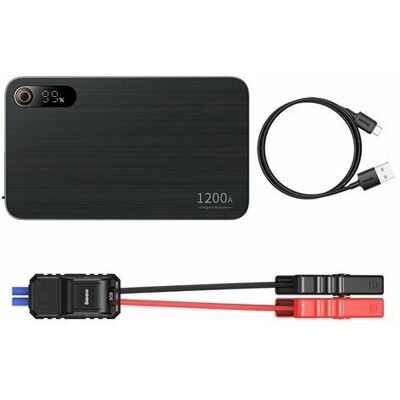 Baseus Super Energy Pro+ Powerbank Jump Starter - 12000mAh, 1200A - Powerbank, Démarreur - Publicité Baseus Super Energy Pro+ Powerbank Jump Starter - 12000mAh, 1200A - Powerbank, Démarreur - Publicité