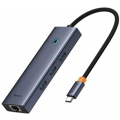 Baseus UltraJoy Docking Station 6 Ports - 4K HDMI, Gris - Publicité Baseus UltraJoy Docking Station 6 Ports - 4K HDMI, Gris - Publicité