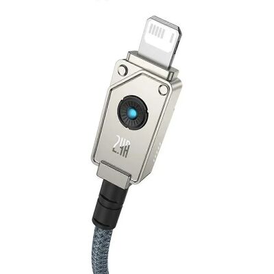 Baseus Weiß Schnellladekabel USB-A auf Lightning - 1m Baseus Weiß Schnellladekabel USB-A auf Lightning - 1m