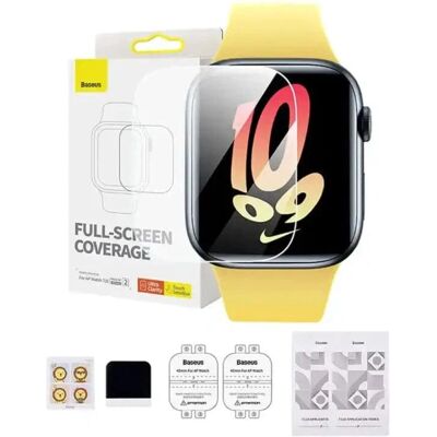 Baseus 45mm Schutzfolie für Apple Watch 7/8/9 - Transparent Baseus 45mm Schutzfolie für Apple Watch 7/8/9 - Transparent