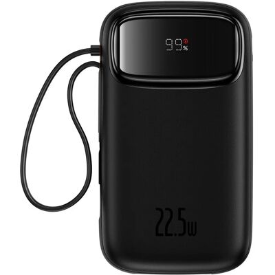 Powerbanka Baseus 10 000mAh Dvou Kabel Digitální Displej Powerbanka Baseus 10 000mAh Dvou Kabel Digitální Displej