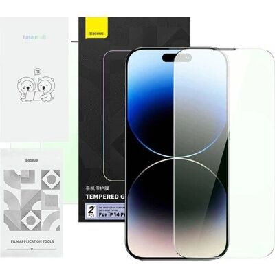 Baseus Adatvédelmi Edzett Üveg iPhone 14 Pro - Képernyővédő Baseus Adatvédelmi Edzett Üveg iPhone 14 Pro - Képernyővédő