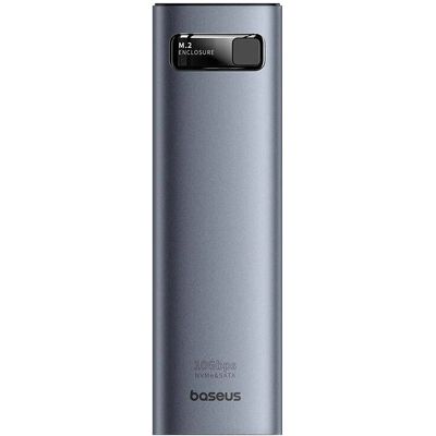 Baseus Grå M.2 SSD-innkapsling - Støtter NVMe & SATA - 4TB Maks Baseus Grå M.2 SSD-innkapsling - Støtter NVMe & SATA - 4TB Maks