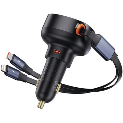 Încărcător auto Baseus Enjoyment Pro - Încărcare rapidă 60W Încărcător auto Baseus Enjoyment Pro - Încărcare rapidă 60W
