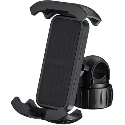 Baseus Fekete kerékpár és motorkerékpártelefon-tartó - Univerzális 5,7-7,2 hüvelyk Baseus Fekete kerékpár és motorkerékpártelefon-tartó - Univerzális 5,7-7,2 hüvelyk