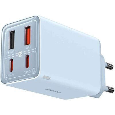 Baseus GAN6 Pro 65W Gyors töltő - USB-C & USB-A Baseus GAN6 Pro 65W Gyors töltő - USB-C & USB-A