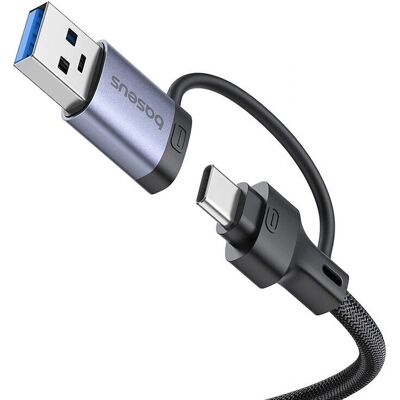 Baseus UltraJoy Hub USB - 4 Ports, Gris Baseus UltraJoy Hub USB - 4 Ports, Gris