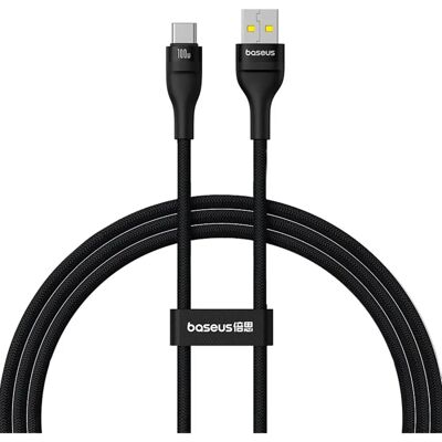 Câble de Charge USB-C Baseus Flash 2 - 1m Noir Câble de Charge USB-C Baseus Flash 2 - 1m Noir