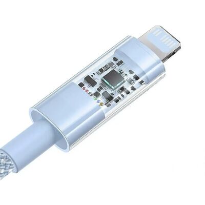 Baseus P10373001311-01 - USB-C na Lightning - 2m - Galaxy Blue - Datový kabel Baseus P10373001311-01 - USB-C na Lightning - 2m - Galaxy Blue - Datový kabel