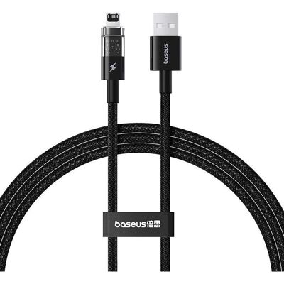 Baseus Gem USB zu IP 2.4A Schnellladekabel - 1m Schwarz Baseus Gem USB zu IP 2.4A Schnellladekabel - 1m Schwarz