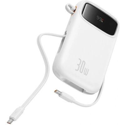 Power Bank Baseus 10000mAh Blanc - Power Bank Power Bank Baseus 10000mAh Blanc - Power Bank